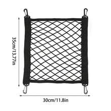 Motorcycle Cargo Net Bike Carrier Cargo Net With Hooks Elastic Luggage Storage Tie Down Mesh Web For Bicycles Carts E-Vehicles - Black - View 8