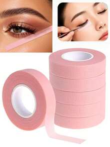 6/5/1 Pc Alat Bantu Eyeshadow Eyeliner, Alat Bantu Rias Mata, Pelindung Rias Mata, Pita Bulu Mata Profesional, Pita Bulu Mata Kain Perekat, Pita Ekstensi Bulu Mata Kain Mikropori Bernapas, Pemotong Pita ￼ - MultiWarna - View 4