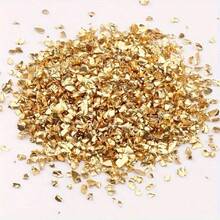 100g/3.52oz Crushed Glass Crafts, Asymmetrical Small Pebbles Decoration, Suitable For DIY Candle Making, Water Drop Glue Filling, Mold Filling, Jewelry Making Decoration Accessories, Arts & Crafts - 100g/bag - View 3