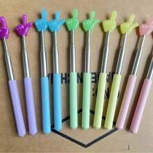 1pc/3pcs/6pcs Telescopic Glow Baton - Multi-Functional Extendable Light-Up Pointer, Teacher's Classroom Reading Stick, Student Learning Guide Pointer, Random Color Style, Classroom Reading Stretch Baton, Suitable For Teaching And Conducting, Home Or Classroom Use, Ideal For Teachers, Classrooms And Offices, Gift For Family, Friends, Colleagues, Stationery, School Supplies - Multi-color - View 10