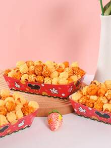6pcs/12pcs/24pcs Anime Cartoon Theme Party Candy Boxes, Halloween Theme Party Gift Boxes, Candy And Cookie Boxes, Party Gift Bags, Party Gift Boxes, Suitable For Birthday Party, Candy And Popcorn Box Decoration, Applicable For Back To School Party, Holiday Essential Party Supplies - Multicolor - View 2