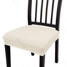 Non-Slip Dining Chair Cover, Soft Plaid Pattern, Elastic Chair Cover, Suitable For Office And Home Chairs, Beautiful High Elastic Soft, Can Replace Old Surface, Protects Chair, Aesthetic Home - Multicolor - View 11