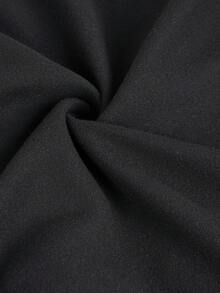 Norcotton قطعة واحدة من السراويل الحرارية للرجال في فصل الخريف/الشتاء، تصميم ذو فتحة أمامية ضيقة، طبقة داخلية محكمة غير منتفخة - الأسود - مشاهدة 6