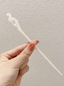 1PC Korean-Style Acetate Hair Stick, Minimalist Vintage Updo Hairpin, Versatile Daily Hair Accessory, Modern Simple Hair Stick For Women - Multicolor - View 14