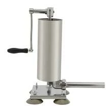Virellio Stainless Steel Vertical Manual Sausage Stuffer Machine With Enlarged Silicone Suction Cups For Restaurants, Snack Bars, Canteens, Workshops, And Markets - Silver - View 5