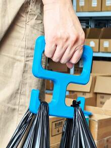 2/3 st kraftig bärbar 3D-printad upphängningskrok för plastpåsar, med halkfritt handtag och bärbart upphängningssystem, lämplig för montering med flera krokar, för att hänga upp plastpåsar - flerfärgad - Visa 2