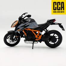 C C A Model Sepeda Motor Simulasi Paduan Logam 1:12 1290, Dapat Berdiri Tegak, Stang Dapat Diputar, Suspensi Roda Belakang, Mainan Anak Laki-laki dan Perempuan untuk Kemampuan Praktik dan Pengembangan Kognitif, Hadiah Halloween, Natal, Ulang Tahun - MultiWarna - View 7
