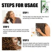 Curly Hair Styling Cream, Moisturizing And Smoothing Formula, Enhances Curl Elasticity And Shine, Easy To Style, Perfect For Controlling Frizz And Unruly Edges Of Natural Hair Or Wigs, Non-Greasy, Also Suitable For Controlling Frizz And Styling Curly Hair Edges - Full Size - View 5