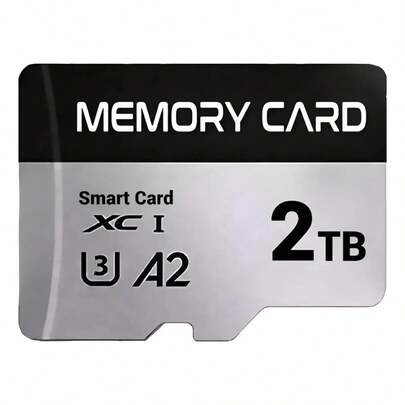 2TB Memory Micro Sd Card,Mini TF Card Ultra High Speed 2TB Smart Card For Android Phones,Action Camera,Tablets,Memory: Micro Card Sd Class 10, U3, A2 Tf 2 Tb