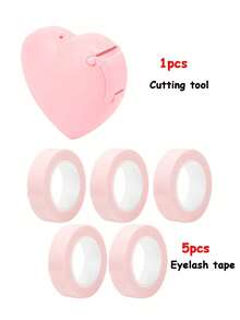 6/5/1 Pc Alat Bantu Eyeshadow Eyeliner, Alat Bantu Rias Mata, Pelindung Rias Mata, Pita Bulu Mata Profesional, Pita Bulu Mata Kain Perekat, Pita Ekstensi Bulu Mata Kain Mikropori Bernapas, Pemotong Pita ￼ - MultiWarna - View 10