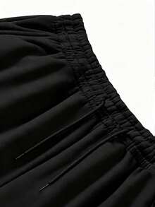 Men's Spring/Autumn Casual Fashion Straight Leg Long Pants Outdoor Sports Minimalist - Black - View 7