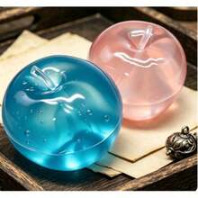 1 Peça Brinquedo de Apertar de Maçã com Cor Aleatória, Brinquedo de Apertar de Maçã com Aroma de Chá Verde, Perfeito para Feriados, Presentes de Aniversário, Halloween, Ação de Graças, Natal, Dia do Trabalho, Volta às Aulas, Presentes de Festa, Squishy, Aperto Crocante, Aperto de Manteiga Crocante, Aperto, Bola de Gelatina. Brinquedo de Estresse Squishy, Squishy de Bolinho, Brinquedos para Adultos Mulheres, Btsarmy, Materiais Escolares - Multicolorido - Visão 3