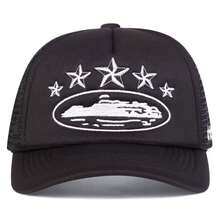 1pc Women's Star Embroidered Mesh Trucker Hat, Fashionable Sun Protection Breathable Casual Baseball Cap, Suitable For Outdoor Travel And Beach Vacation - Embroidery - View 2