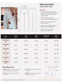 Women's Solid Color Slim Fit Long Pants With Front Double Buttons, Professional Back To School Style, Autumn White Elegant - White - View 6