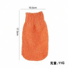 New Wearable Bathing Gloves Foaming Mesh Soap Bag Bath Sponge Scrubbing Towel Shower Mitt Face Wash Cloth Face Washing Gloves - A - View 6