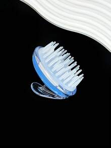 1PC Silicone Shampoo Brush, Scalp Massager And Hair Cleaning Brush For Shower And Bath, Head Body Relaxation Massage Comb, For Home Use And Daily Hair Care - Multicolor - View 7