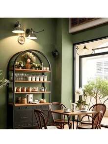 1 Roll Green Wallpaper, Home Decor Sticker, Removable Waterproof Vinyl Peel And Stick Wallpaper, Suitable For Kitchen Bedroom Living Room Countertop Furniture - Matcha Green - View 2