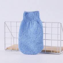New Wearable Bathing Gloves Foaming Mesh Soap Bag Bath Sponge Scrubbing Towel Shower Mitt Face Wash Cloth Face Washing Gloves - A - View 10