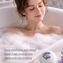 KORMESIC Fragrance Bath Bombs 4 Scent Types Individually Boxed Natural Shea Butter Essential Oil Foaming Home SPA Skincare Bath Gift - Scented Bath Bombs - View 4
