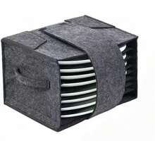 Felt Tableware Storage Bag, Suitable For Camping RV Kitchen, Can Store Plates, Cups, Handbags, Ceramic Products, Etc. - Multicolor - View 10