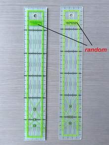 1pc 5x30cm Acrylic Sewing Ruler, Transparent Sewing Ruler With Green & Black Markings, 45 Degree Angle Line For Fabric Cutting, DIY Handmade Sewing Patchwork Measuring Tool - Rectangular Sewing Ruler - View 10