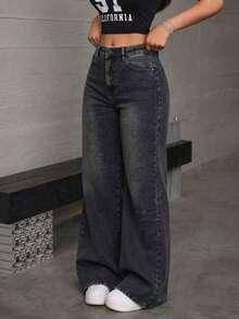 Women Jeans - Black and Gray - View 4