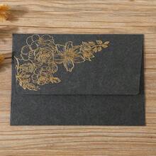 European Vintage Thickened Envelopes, Gold Foil Stamping, Special Paper Lining, Wholesale Creative Exquisite Invitation Card Storage Envelopes - Gold Foil Stamping - View 17