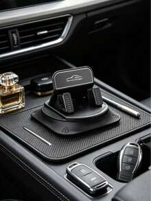 Universal 360° Rotating Car Phone Holder With Anti-Slip Silicone Pad, Adjustable Phone Mount, Car Navigation Holder With Rotating Arm Design, Stable And Anti-Slip, One-Hand Operation, Easy Installation, Suitable For Dashboard, Car Interior, Office And Home Use, Compatible With All Phones, Multiple Styles Available, Essential Gift For Drivers - A - View 11
