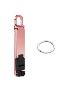 Giá đỡ điện thoại di động gấp gọn, móc khóa mini giữ điện thoại có kẹp nhanh, giá đỡ du lịch nhỏ gọn, phù hợp cho mọi điện thoại thông minh dưới 8 inch - Nhiều màu - Xem 14