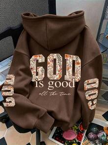 Fall Gift For Book Lovers, Christian Hoodies Fall Clothes For Women Winter Clothes Women, Drop Shoulder Long Sleeve Casual Women's Sweatshirt - Light Grey - View 2
