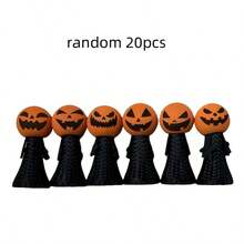 1/6/10pcs Halloween Toy Bouncing Horror Pumpkin Small Toy Accessories Funny Interactive Bouncing Toys (Random) - Multicolor - View 6