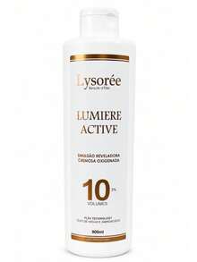 Kit Descolorante Capilar Profissional Lysorée Pó Branco 500g Água Oxigenada Cremosa OX 20 Volumes 1L Coloração Salão - Kit Descolorante + Ox - Visão 2