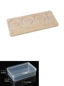 Jewelry Making Beading Board, DIY Necklace And Bracelet Design Tray With Ruler, Portable Jewelry Bead Storage Box, Jewelry Making Tools - Multicolor - View 13