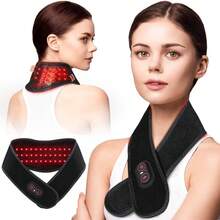 Rechargeable Neck And Shoulder Heat Massage Device, Neck Red Light Therapy With 660nm And 850nm Red Light, Vibrating Massage For Shoulders, Neck And Back, Neck Trapezius Muscle Massager, 3-Level Heating And Massage Functions, Deep Massage For Shoulders And Neck, Relieves Pain, Suitable As A Gift For Parents And Elders - View 12