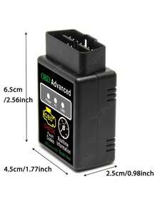 OBDII Bluetooth Car Scanner, Wireless OBD2 Automotive Diagnostic Tool, Check Engine Fault Code Reader & Clearer, Real-Time Live Data Monitor, Vehicle Information Reader, Plug & Play Car Diagnostic Scanner For Auto Maintenance - Black - View 5