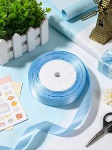 1pc Christmas Ribbon DIY Bow Gift Wrapping Christmas Scene Woven Ribbon Party Colorful Ribbon, Suitable For Gift Wrapping, Holiday Celebration, Making Bows, Wreaths And Other DIY Crafts - Multicolor - View 5