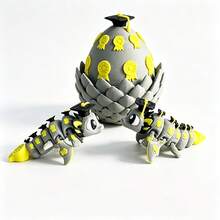 Cute Adorable 3D Printed Dragon Egg Model Set Plastic Toy Ornament Desktop Decoration Sculpture Figurine Holiday Gift - Multicolor - View 10