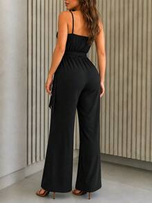 Women Jumpsuits - Black - View 4