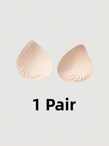 WANTES 1 Pair / 2 Pairs Waterdrop Shaped Lingerie Liner,Breathable And Soft Bra Inserts Pads ,Removable Sport Bra Cups Inserts, Mastectomy Bra Inserts - Beige - View 12