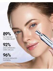 SKINTIFIC 360° Crystal Massage Lifting Eye Cream, Reduces Eye Puffiness, Nourishes Eye Skin With 3D Peptide, Niacinamide And Caffeine - [1pcs]360° Crystal Massage Eye Cream 20g - View 4