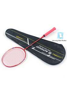 ALP Archer T700 Pro Full Carbon Offensive Badminton Racket, Sturdy Shaft For Vibration Damping, Tension ≤30lbs, With Free Bag And Grip Tape, Head-Heavy Design Enhances Power, Ideal For Tournaments, Training Players, Black/Red/Purple Sports Gear - Multicolor - View 15