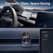 LCARS New Energy Vehicle Magnetic Phone Mount - Compatible With 2024-2025 Model 3 Highland And Model Y Launch Air Vent Installation, Space-Saving Design With Unobstructed View (Not Compatible With Older Models) - D18+C02 - View 4