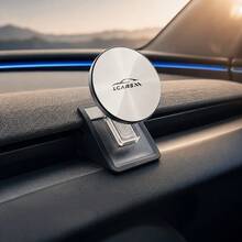 LCARS New Energy Vehicle Magnetic Phone Mount - Compatible With 2024-2025 Model 3 Highland And Model Y Launch Air Vent Installation, Space-Saving Design With Unobstructed View (Not Compatible With Older Models) - D18+C02 - View 2