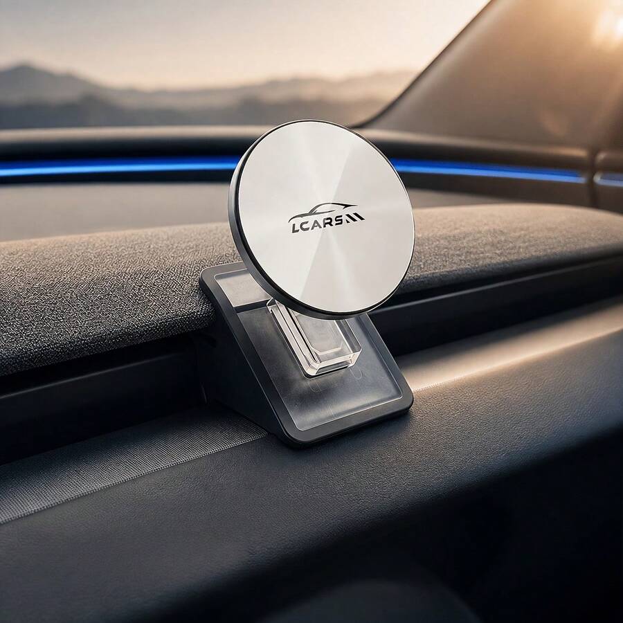LCARS New Energy Vehicle Magnetic Phone Mount - Compatible With 2024-2025 Model 3 Highland And Model Y Launch Air Vent Installation, Space-Saving Design With Unobstructed View (Not Compatible With Older Models)