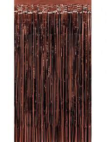 3 Pcs Brown Sequin Fringe Curtain, Foil Backdrop For Western Birthday, Cowgirl Theme Party, Bachelorette Party, Country Wedding, Photo Booth Decor Strips, Farmhouse Decor, Wild West Theme, 70s Retro Party, Men's Birthday Fall Harvest Decorations - Brown - View 12