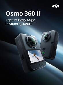 dji [Produk Baru] Kamera Panorama Osmo 360 Generasi ke-2 8K Definisi Tinggi Anti Guncangan Tahan Air untuk Berkendara Sepeda Motor, Menyelam, Ski, Perjalanan, Kamera Genggam Portabel untuk Vlog OSM0 360 II (Baru, Hanya Diaktifkan) - View 3