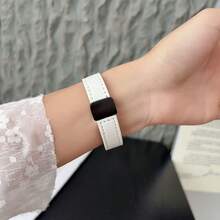 Elegant Elegant Watch Band, Vintage Versatile Plain Texture Folding Magnetic Buckle Design, Suitable For Huawei Fit 5/Fit 4/Fit 3 Sizes, Quick Release Buckle Design, Multi-Function Wristband, Suitable For Men And Women Smart Sports Wear - Multicolor - View 6