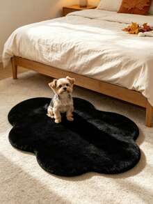1 pieza 2026 Nuevo - Alfombra de nube de felpa larga negra, alfombra de dormitorio junto a la cama, alfombra de espejo de sala de estar, alfombra de ventana de vestidor, adecuada para el lado del sofá, junto a la cama y otras áreas, alfombra decorativa, decoración de dormitorio, alfombra pequeña, alfombra, decoración del hogar, alfombra de sala de estar, alfombra pequeña de sala de estar, alfombra de dormitorio, decoración del hogar de sala de estar, alfombra de exterior, alfombra lavable - Multicolor - Ver 4