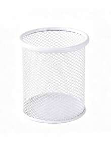 Hollow Mesh Pen Holder Storage Box Multifunctional Stationery Organizer Rack Makeup Brush Holder For Storing Eyeshadow Brushes Pencils And Various Office Stationery For Student Back To School Desktop Decor School Supplies Vanity Accessories - Multicolor - View 13