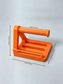 Workbench Accessory White 3D Printed Plastic Solder Wire Holder Anti-Tangle Solder Wire Storage Rack Handmade Soldering Workbench DIY Scene Stable Placement Solder Roll Repair Production Practical Tool Accessory - Orange Stand 1pc - View 4